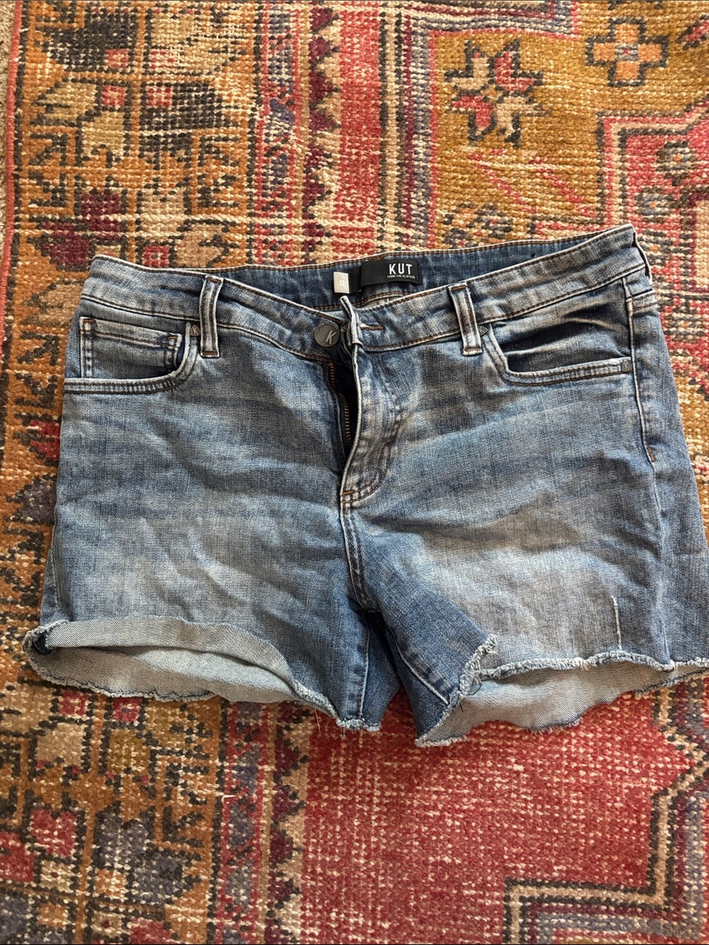 Kut From The Kloth Light Blue Denim Shorts